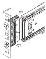 SILVERSTONE RMS02 - Step 3 > Attach the cabinet (outer) member to the rail - 3
