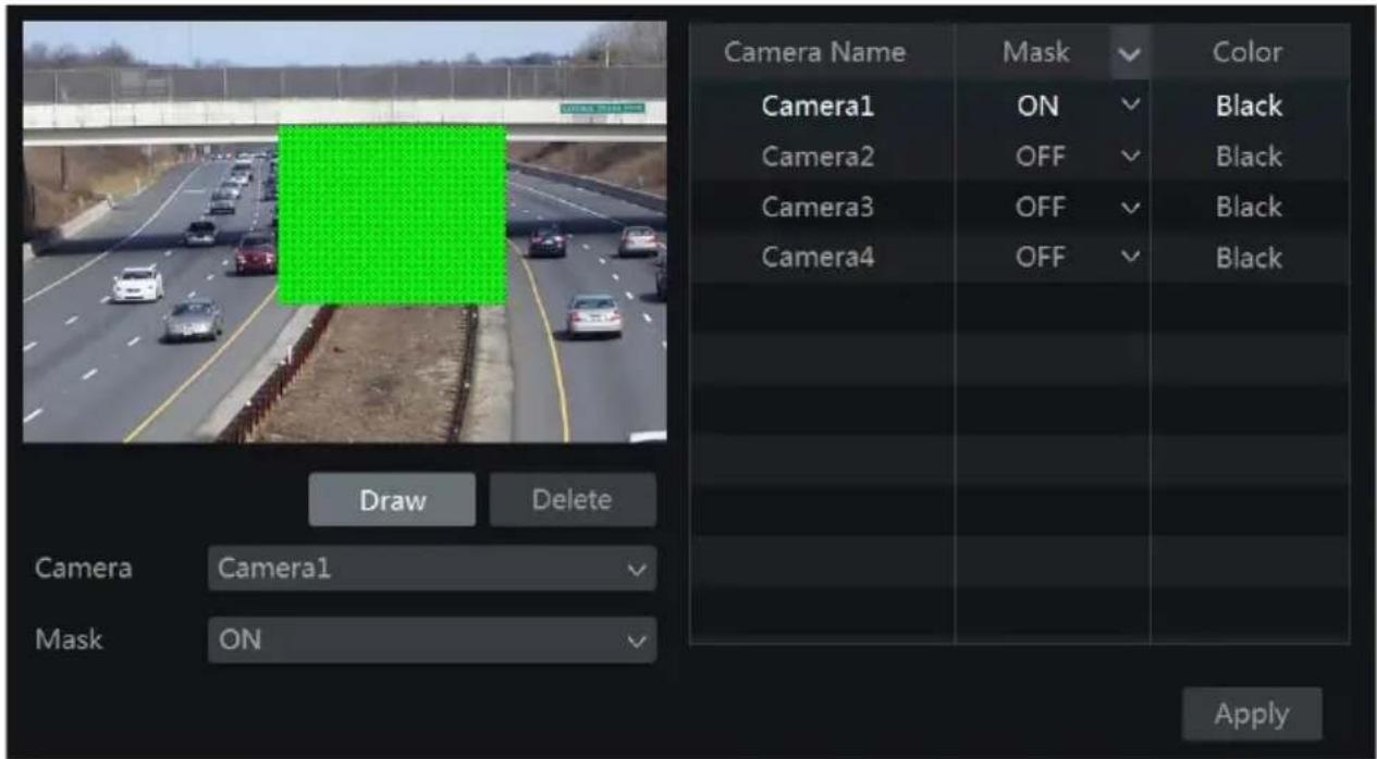 Monacor ELAXR-8 - Mask Settings - 1