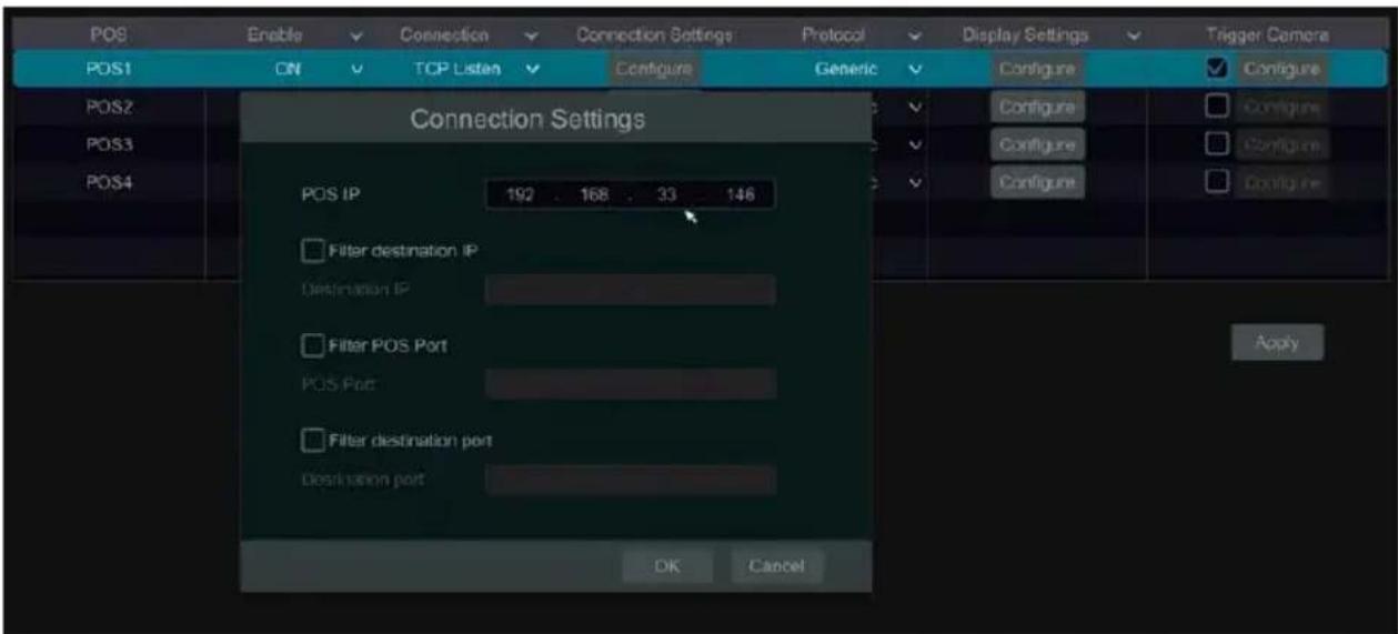 Monacor ELAXR-8 - POS Settings - 1