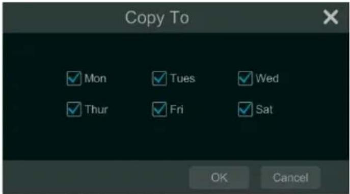 Monacor ELAXR-8 - Set Day Schedule - 2