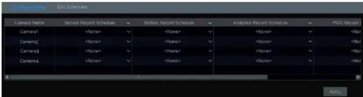 Monacor ELAXR-8 - Record Schedule Configuration - 1