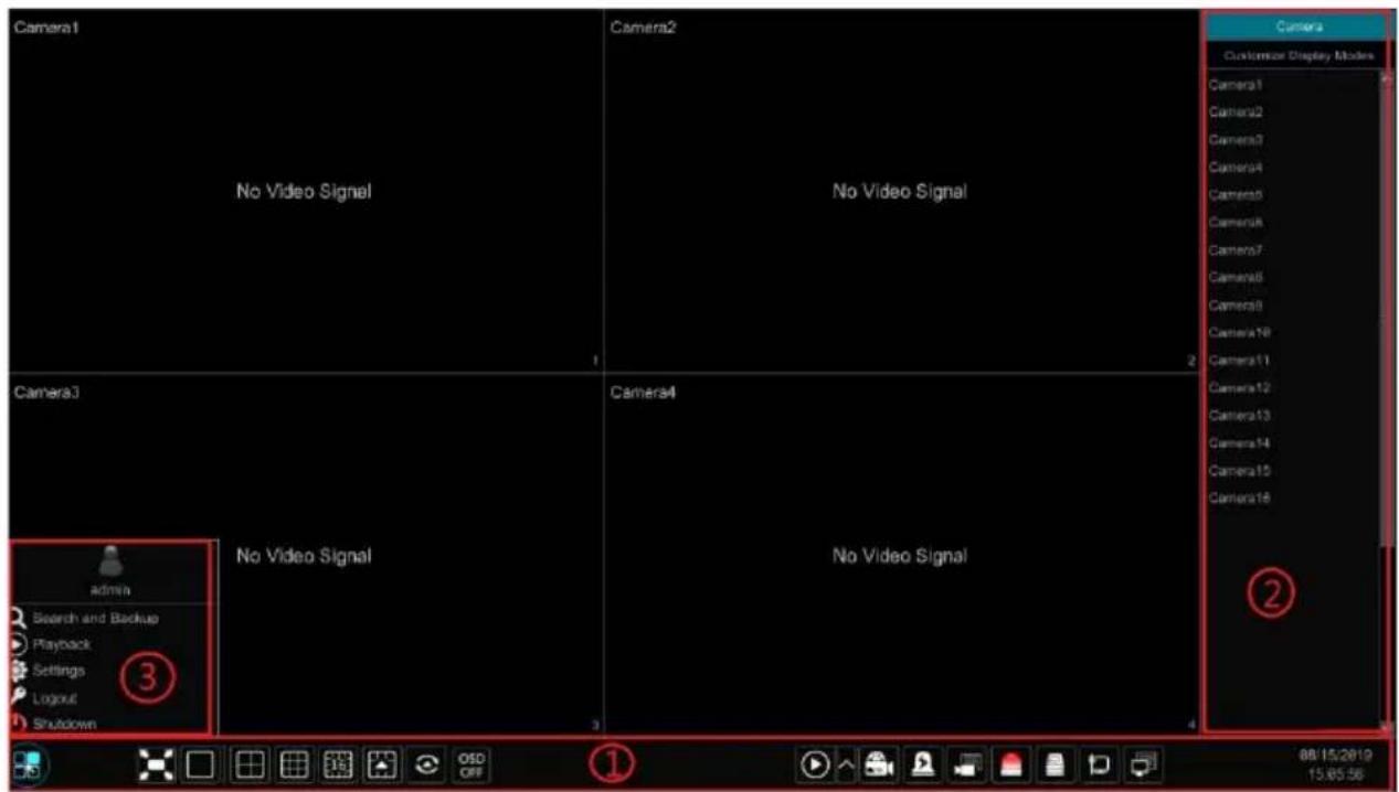 Monacor ELAXR-8 - Main Interface Introduction - 1