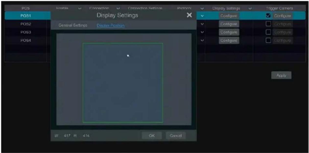 Monacor ELAXR-8 - POS Settings - 2