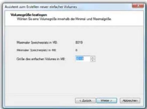 Digittrade HS256 S3 - Initialisierung/Partitionierung und Formatierung unter Windows - 6
