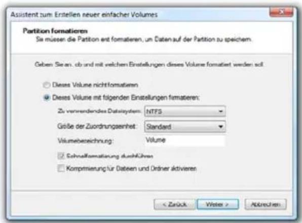 Digittrade HS256 S3 - Initialisierung/Partitionierung und Formatierung unter Windows - 8