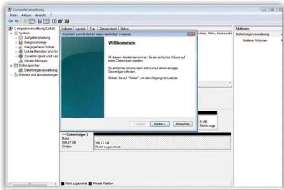 Digittrade HS256 S3 - Initialisierung/Partitionierung und Formatierung unter Windows - 5
