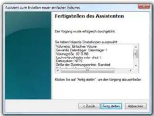Digittrade HS256 S3 - Initialisierung/Partitionierung und Formatierung unter Windows - 9