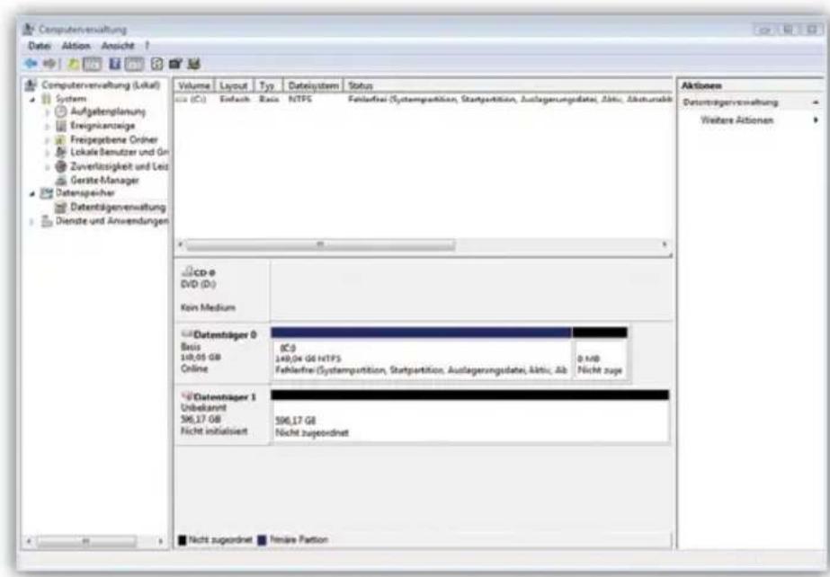 Digittrade HS256 S3 - Initialisierung/Partitionierung und Formatierung unter Windows - 2