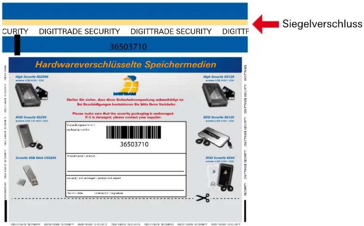 Digittrade HS256 S3 - Sicherheitsverpackung und Versiegelungen - 1