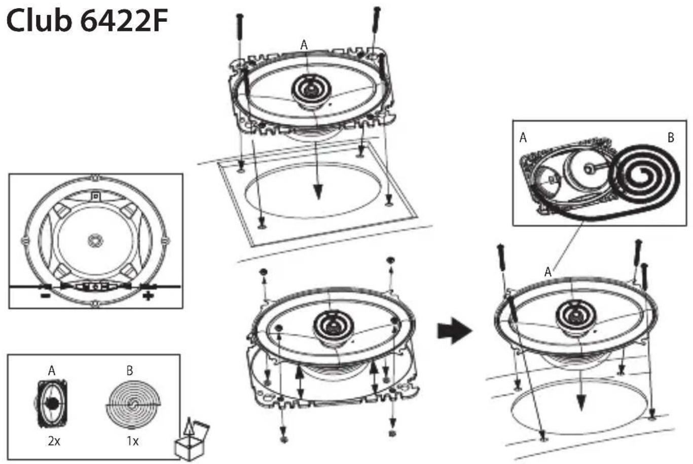 JBL Club 6422F - INSTALLATION MANUAL - 1