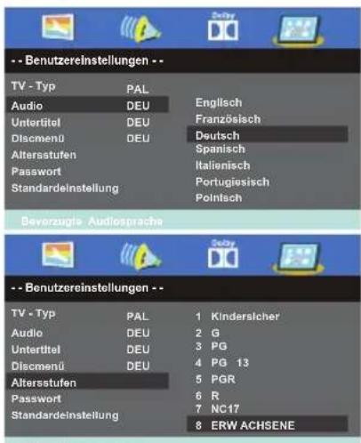Reflexion LDDW24N - Benutzereinstellungen - 2
