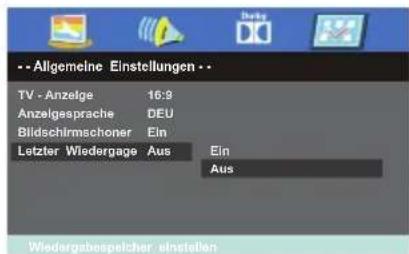 Reflexion LDDW24N - Allgemeine Einstellungen - 4