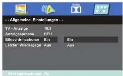 Reflexion LDDW24N - Allgemeine Einstellungen - 3