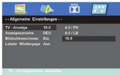 Reflexion LDDW24N - Allgemeine Einstellungen - 1