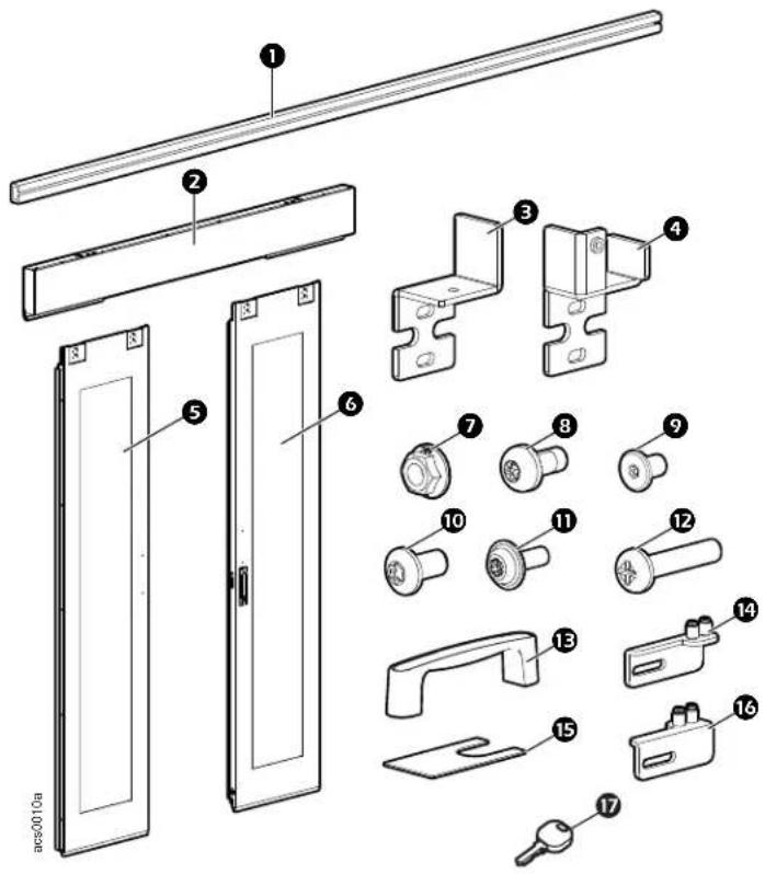 APC FS-AC-5005-B - Door and Rail Assembly - 1