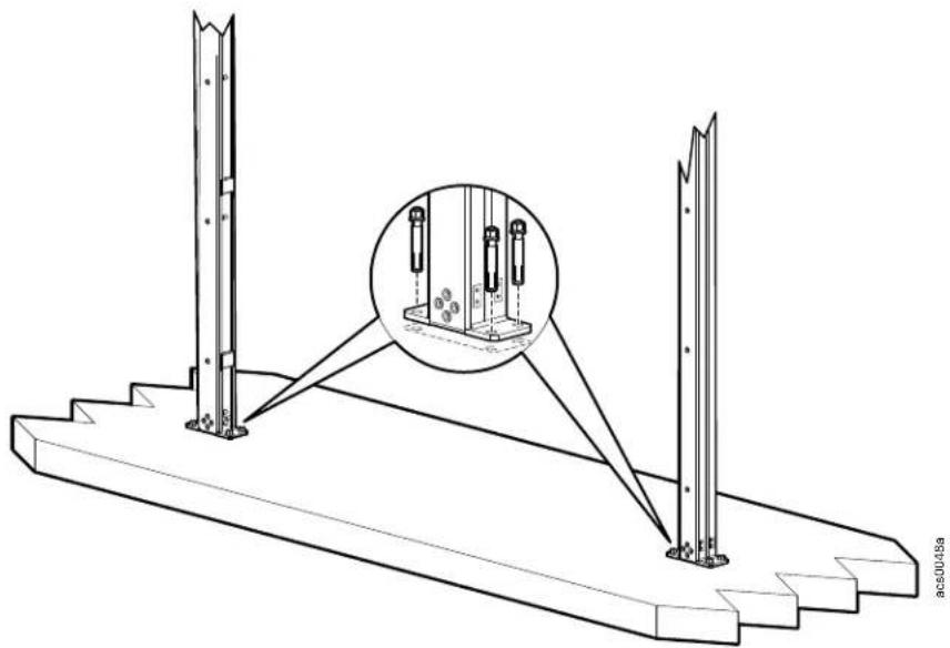 APC FS-AC-5005-B - Secure the frame to the floor - 2