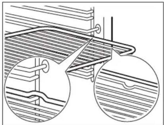 ELECTROLUX GHL3046SW - Einsetzen des Zubehörs - 1
