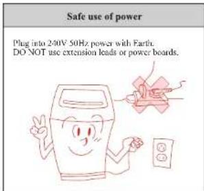 ARDA RVP50 - PRECAUTIONS - 1