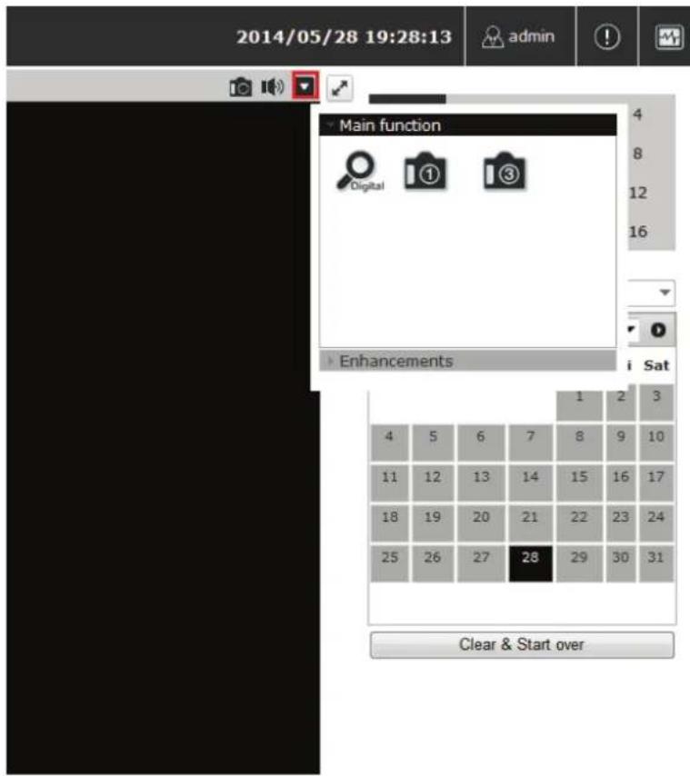 2014/05/28 19:28:13 admin Main function Digital ① ③ Enhancements Sat Clear & Start over