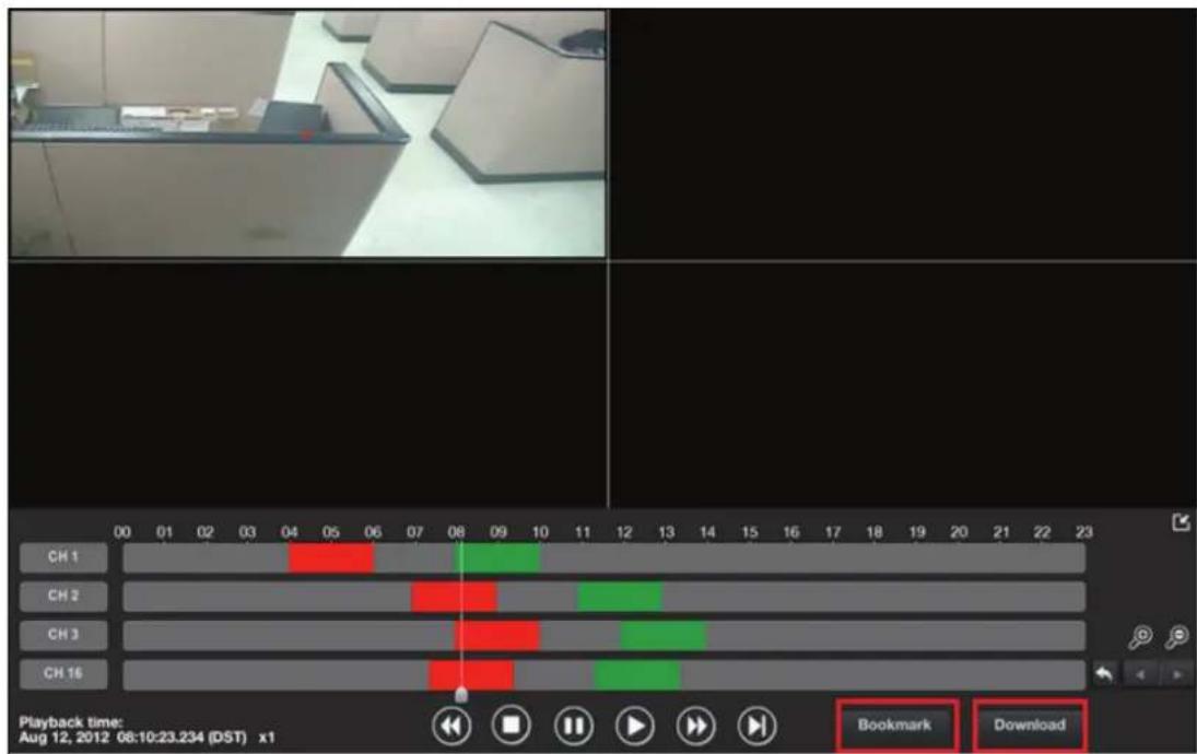 00 01 02 03 04 05 06 07 08 09 10 11 12 13 14 15 16 17 18 19 20 21 22 23 CH 1 CH 2 CH 3 CH 16 Playback time: Aug 12, 2012 06:10:23.234 (DST) x1 Bookmark Download
