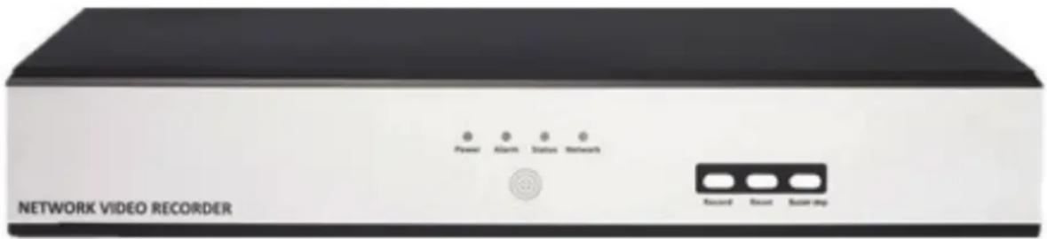 NETWORK VIDEO RECORDER Power Allcsh Status Network Record Reset Stop step