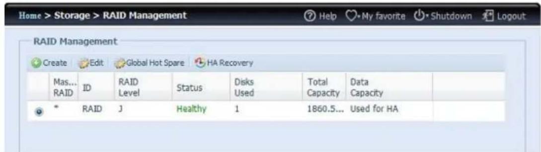 Thecus TopTower N8850 - HA Recovery: - 1