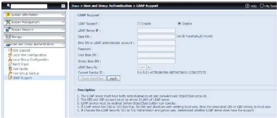 Thecus TopTower N8850 - LDAP Support - 1