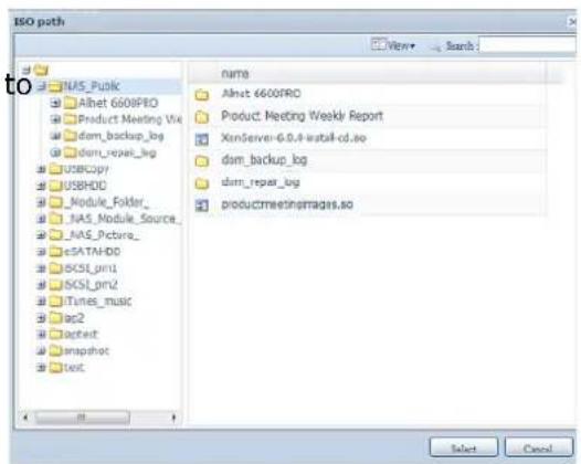Thecus TopTower N8850 - Write image file to disc - 2