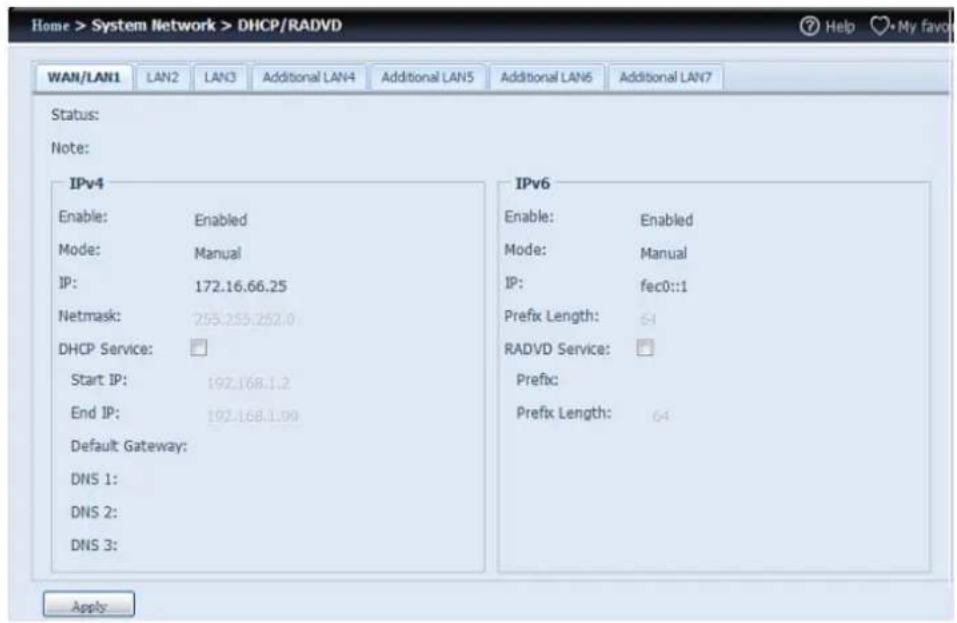 Thecus TopTower N8850 - DHCP/RADVD - 1