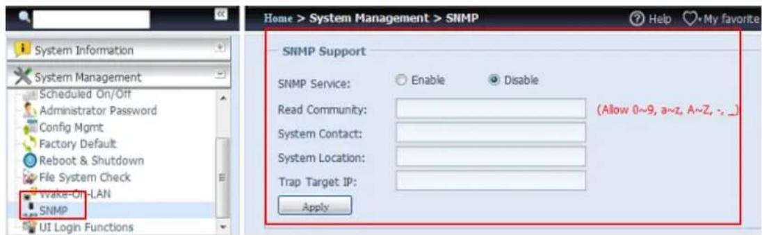 Thecus TopTower N8850 - SNMP Support - 1