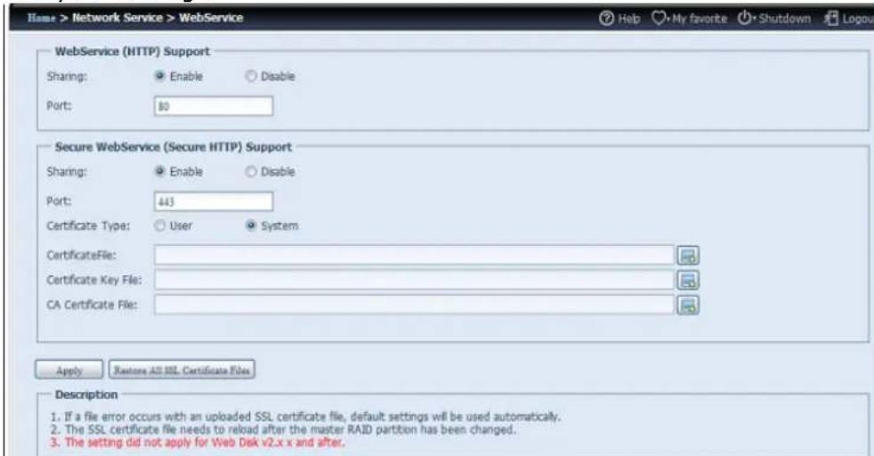 Thecus TopTower N8850 - WebService - 1