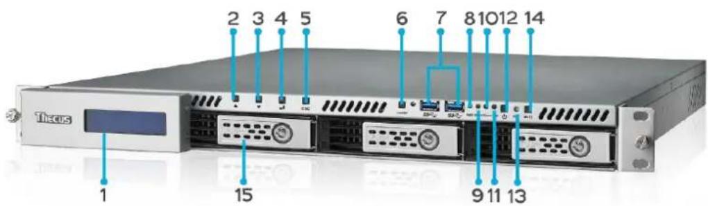Thecus TopTower N8850 - N4510U: - 1