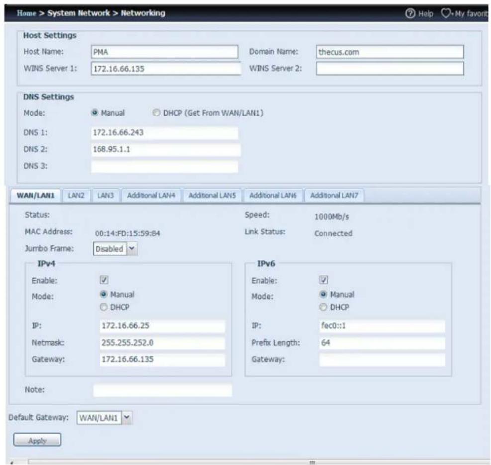 Thecus TopTower N8850 - Networking - 1