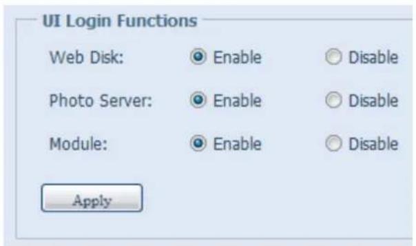 Thecus TopTower N8850 - UI Login Function - 1