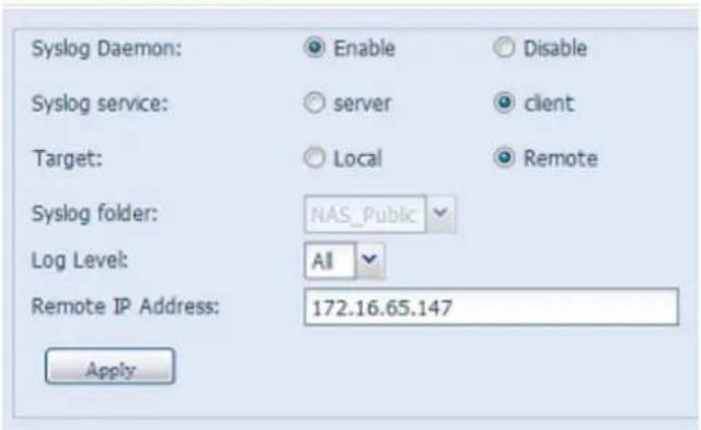 Thecus TopTower N8850 - Syslog Management - 3