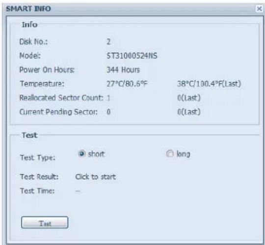 Thecus TopTower N8850 - S.M.A.R.T. Information - 2