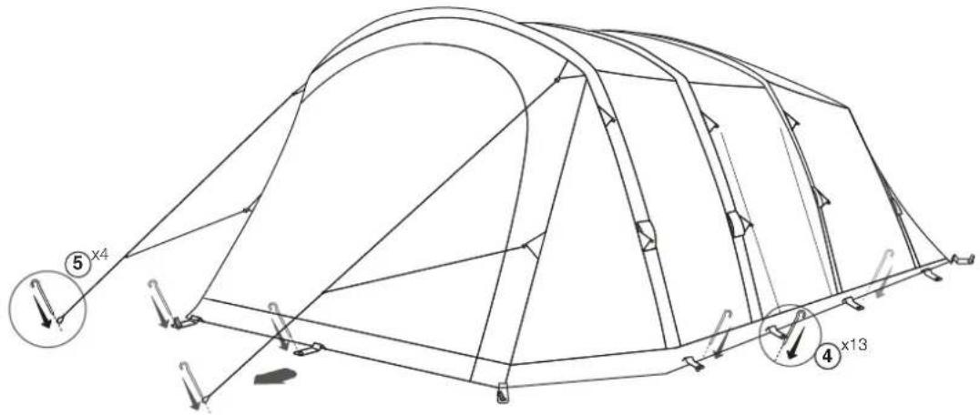 Vango Stargrove II Air 450 - PITCHING - 3