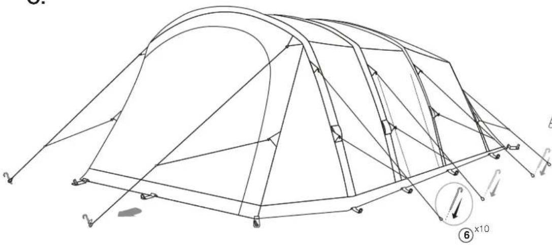 Vango Stargrove II Air 450 - PITCHING - 4