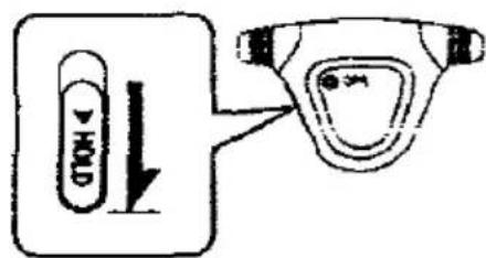 Diagram showing a thermometer and its directional arrow, likely illustrating temperature measurement or calibration.