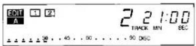 TECHNICS SL-PJ44A - Press TAPE LENGTH and specify the tape length. - 1