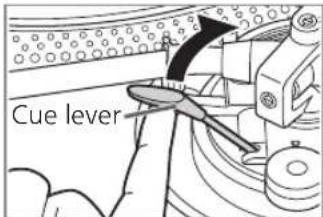 Cue lever