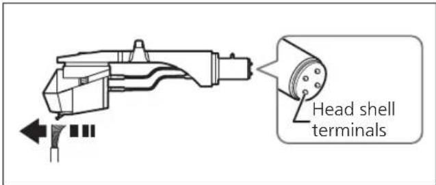 Head shell terminals