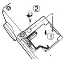 TOSHIBA TLP-MT3E - Load a new lamp. - 1