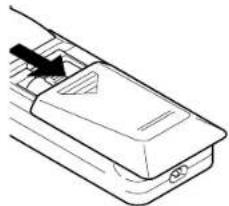 TOSHIBA TLP-MT3E - Installing batteries - 1