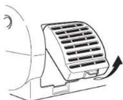 TOSHIBA TLP-MT3E - Cleaning the air filter - 1