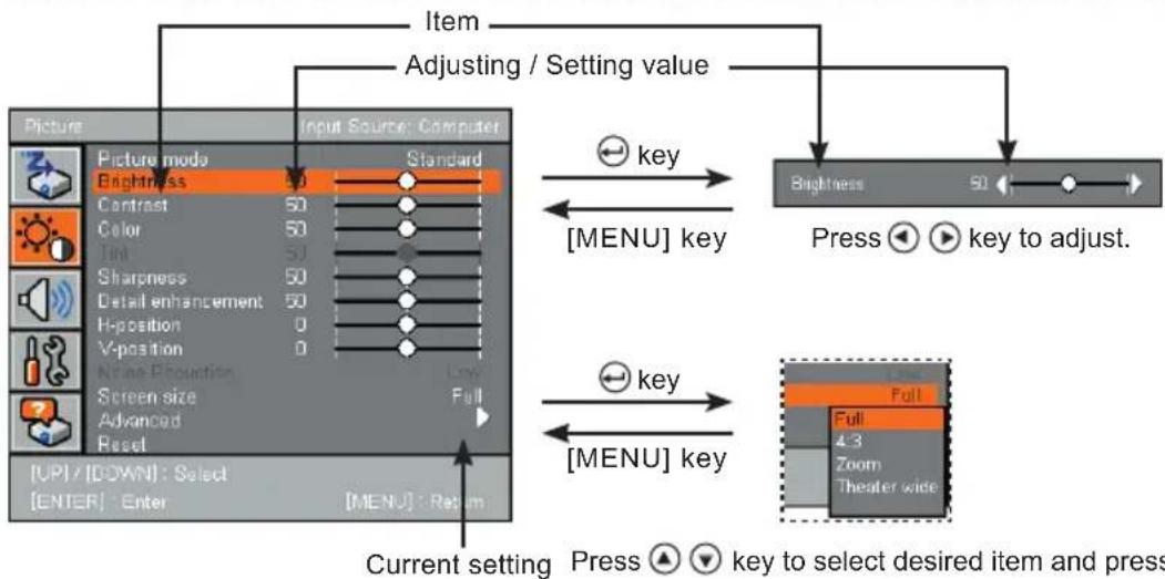 TOSHIBA TDP-ET10 - Adjustment & Settings - 1