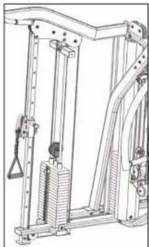 TUNTURI 4 in 1 Strength Station - Step 1a: - 12