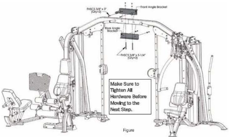 TUNTURI 4 in 1 Strength Station - Step 1a: - 6