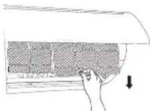 Toyotomi TKN/TKG-671R32 - Remove filter - 1