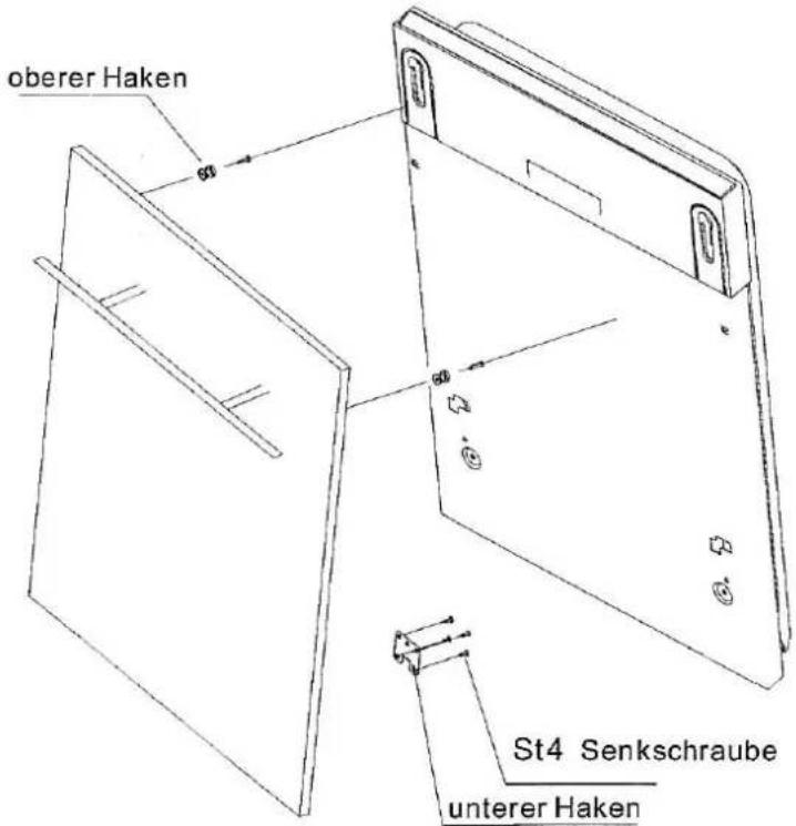 oberer Haken St4 Senkschraube unterer Haken